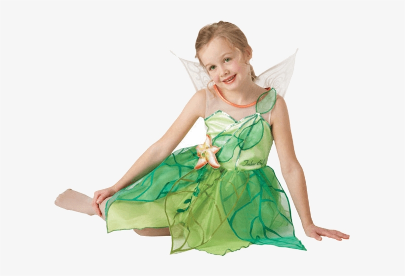 5-6 Years Girls Disney Tinkerbell Costume, transparent png #5264568