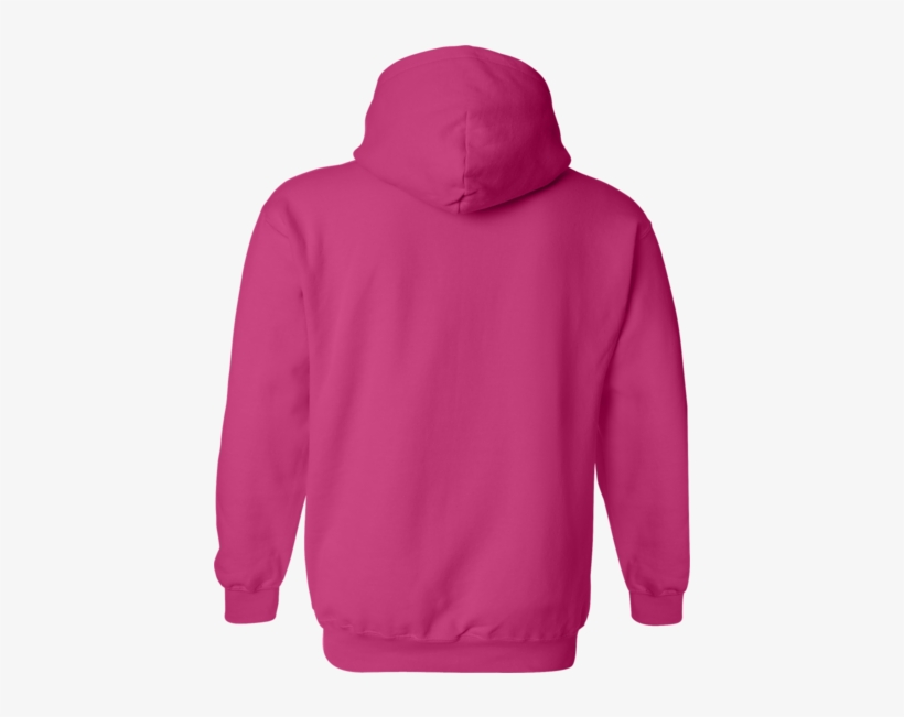 Heavy Blend™ Hooded Sweatshirt - Black Hooded Sweater Back, transparent png #5265074