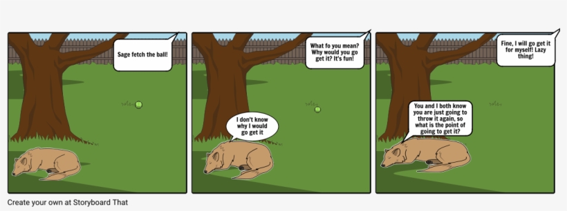 Playing Fetch With Sage - Comic Strip On How Healthy Relationship, transparent png #5265336