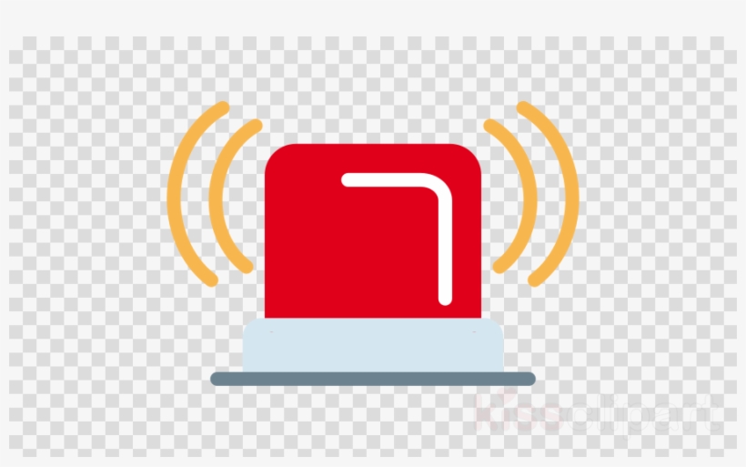 Emergency Alarm Icon Clipart Alarm Device Siren Clip - Alarma De Emergencia Png, transparent png #5266620