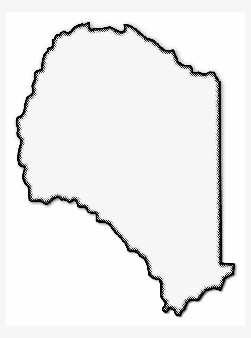 A Map Of Suwannee With A Black Outline, Drop Shadow, - Halftone, transparent png #5266729