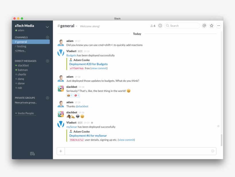 To Set Up Some Slack Integration, Just Head Over To - Slack Chat, transparent png #5266779