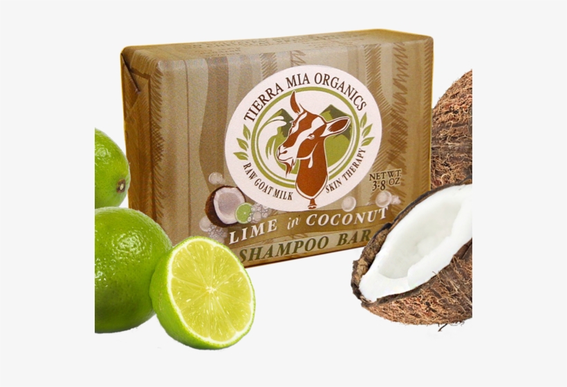 Tierra Mia Organics Lime In Coconut Shampoo Bar - Raw Goat Milk Skin Therapy, Shampoo Bar, 3.8 Oz - Tierra, transparent png #5267244