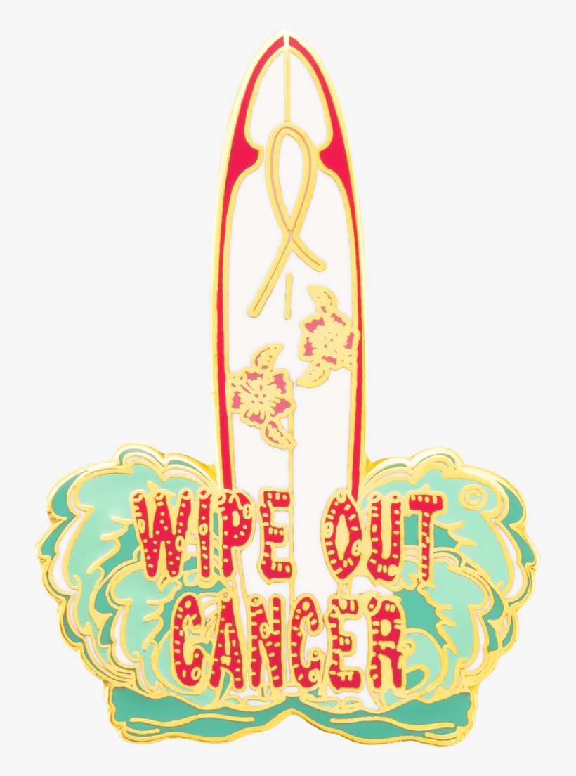 We Make The Process Of Ordering Custom Awareness Ribbon - Wipe Out Cancer, transparent png #5267484