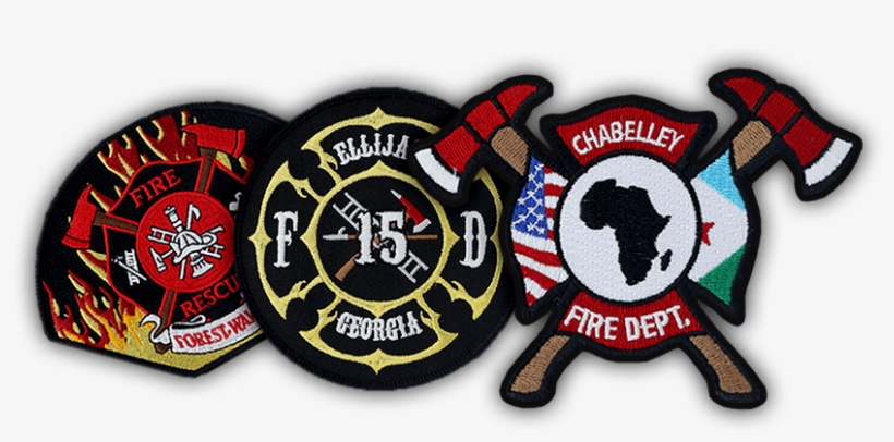 Looking For Fire Department Patches For Your Station - Firefighter Gift Firefighter Necklace - Fireman Pendant, transparent png #5267682