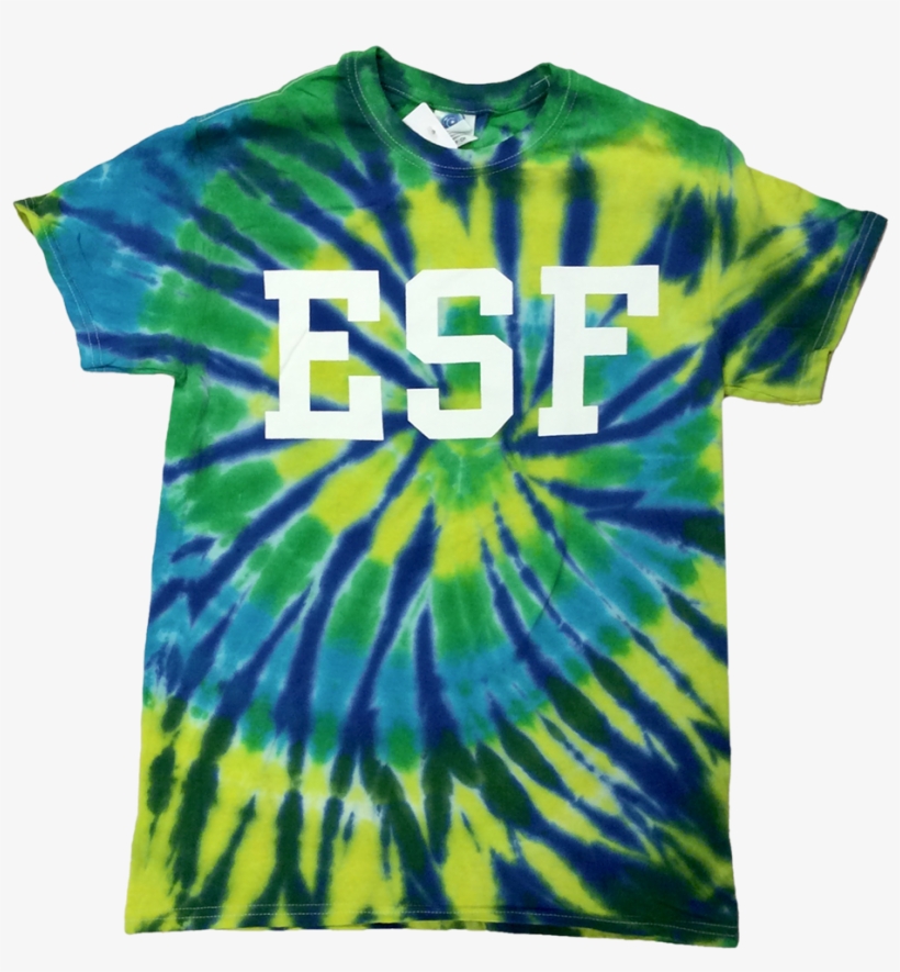 Tie Dye T-shirt - T-shirt, transparent png #5267750