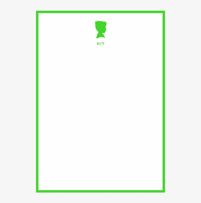 Letterhead-green - Green, transparent png #5267794