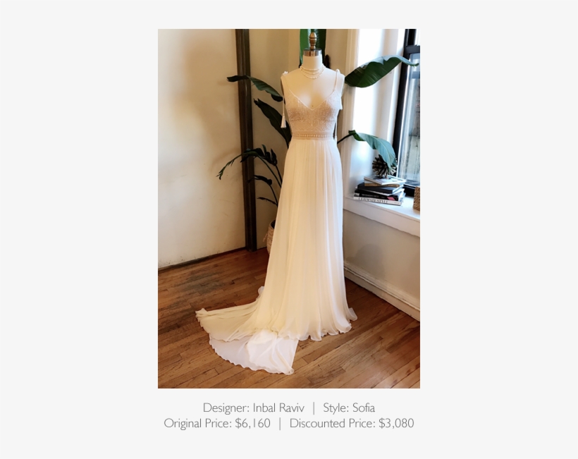 Inbal Raviv Sofia - Gown, transparent png #5267927