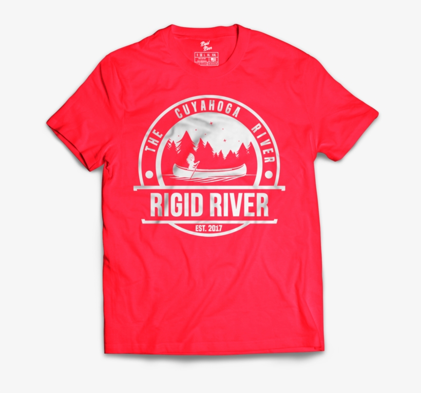 Cuyahoga River Graphic Tee - Team Red T Shirts, transparent png #5268723