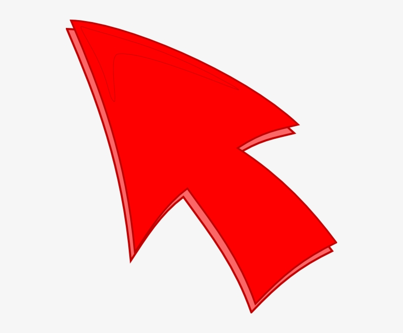 Flecha De Mouse Rojo Png, transparent png #5269068