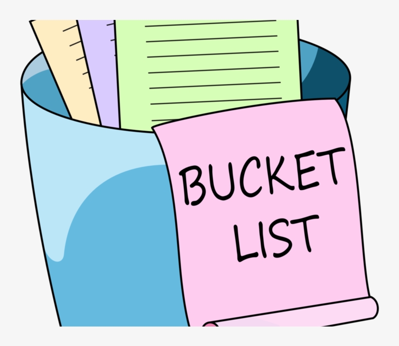 Clipart Summer Bucket - Bucket List Clip Art, transparent png #5270617