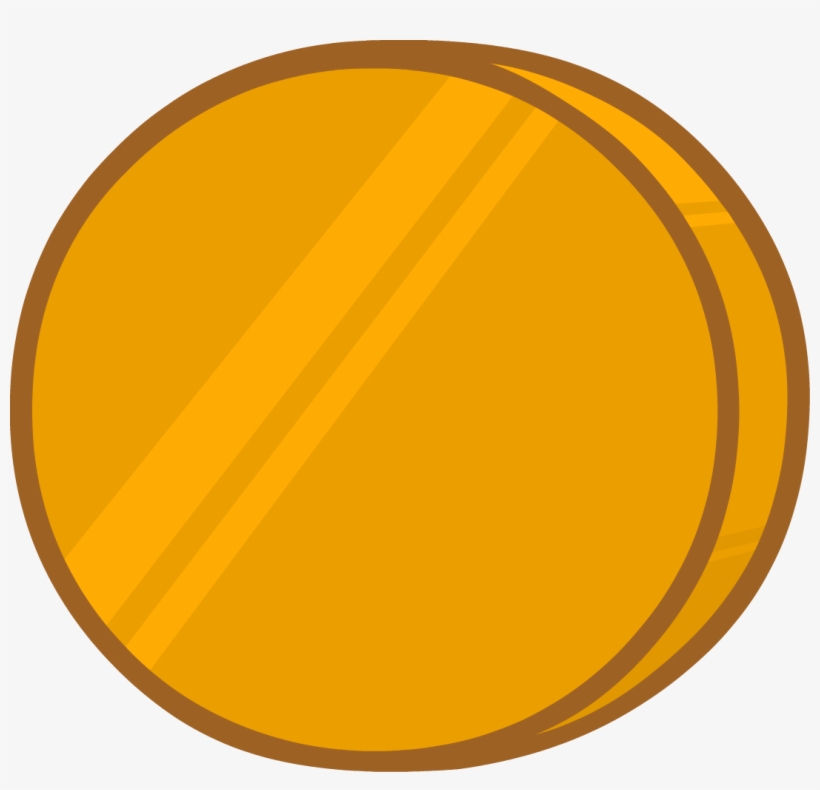 Coiny Icon - Bfdi Body, transparent png #5271462