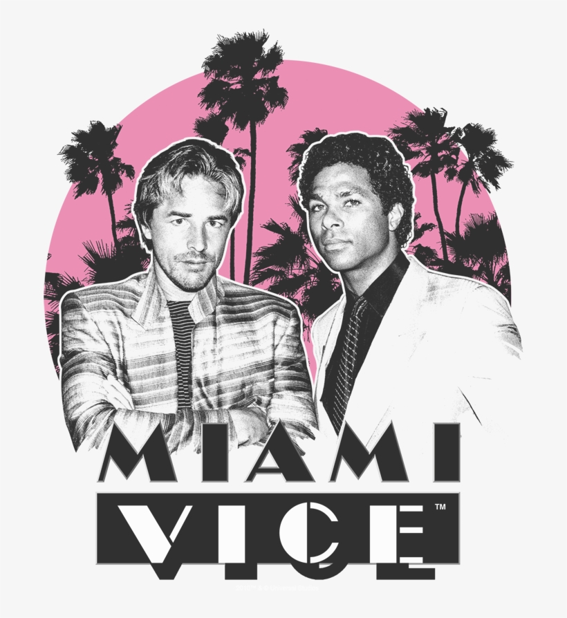 Miami Vice Stupid Men's Regular Fit T-shirt - Miami Vice, transparent png #5272274