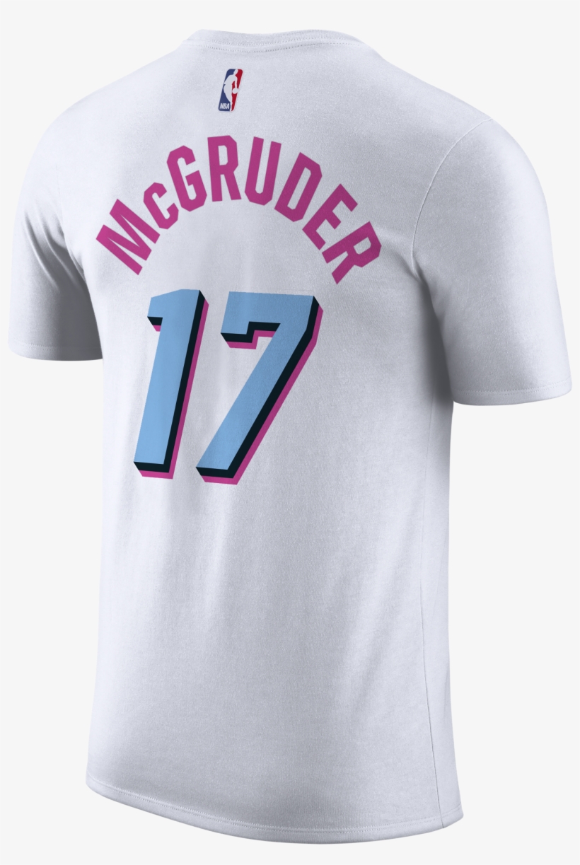 Rodney Mcgruder Nike Miami Heat Vice Uniform City Edition - Miami Heat T Shirt Jersey, transparent png #5272984