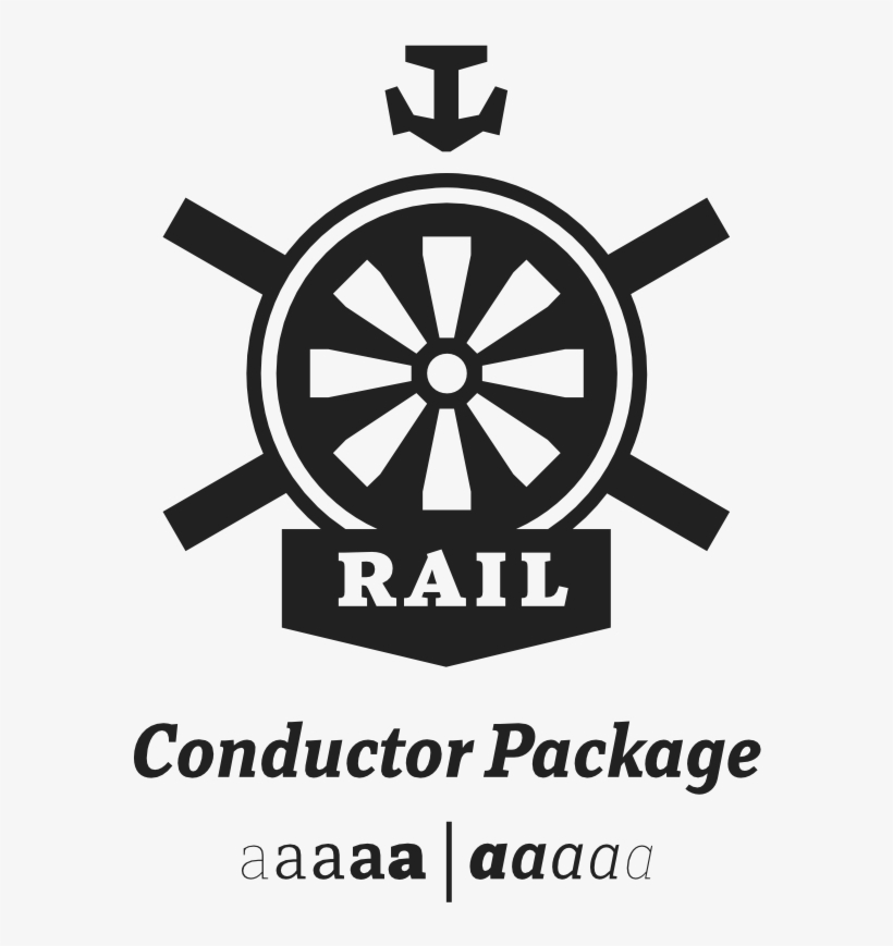 Rail Logo Conductor - Font Family, transparent png #5272994