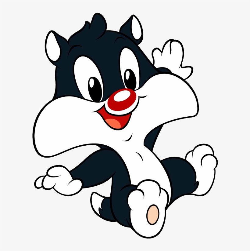 Dibujos Ideia Criativa Desenho Baby Looney Tunes Frajola - Baby Looney Toons Sylvester, transparent png #5273037