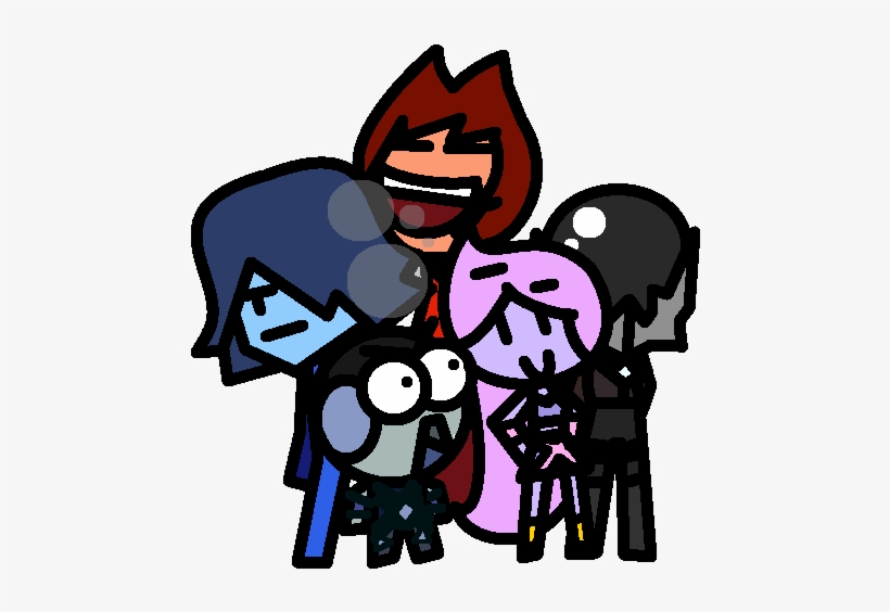 The Crew, The Grumpy One, The Edgey One, The Girl, - Cartoon, transparent png #5273096