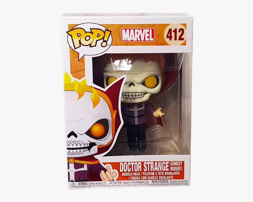 Doctor Strange As Ghost Rider Lacc Us Exclusive Pop - Dr Strange Ghost Rider Funko Pop, transparent png #5274225