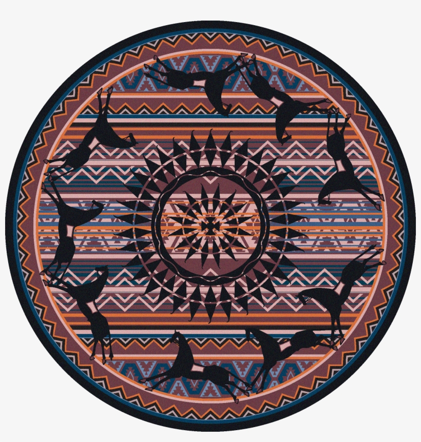 Ghost Rider Plum 8ft Round Rug, transparent png #5274406