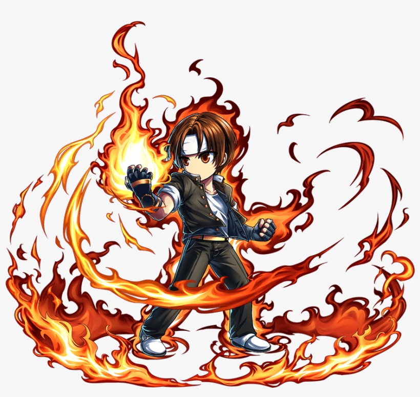 Kyo And Rugal 7-star Available For Free - King Of Fighters Brave Frontier, transparent png #5274936