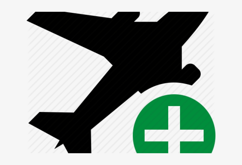 Transportation Clipart Airplane Symbol - Flight Cancel Icon, transparent png #5275425