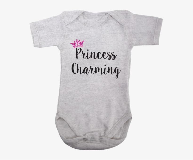Baby Onesie Princess Charming - Wie Eine Prinzessin Typography Custom Monogram Quadratische, transparent png #5275708