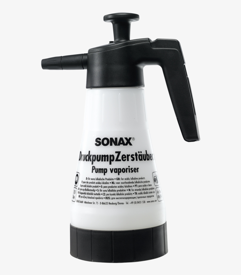 Sonax Druckpumpzerstäuber Für Saure/alkalische Produkte - Sonax Combo Of Stain Remover And Xtreme Interior Microfibre, transparent png #5276192