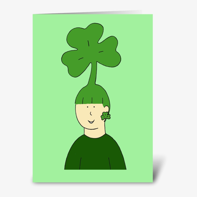 Patrick's Day Hair Fun - St Patrick's Day Shamrock Hairdresser. Card, transparent png #5276423