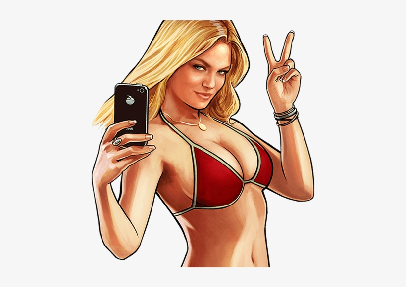 Clipart Freeuse Bikini Drawing Gta - Grand Theft Auto 5. The Unofficial Strategies Tricks, transparent png #5276474