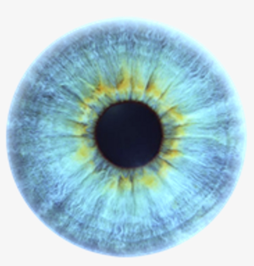 Eye Blue Aesthetic Stickers Transparent Freetoedit - Blue Eye Iris Png, transparent png #5276724