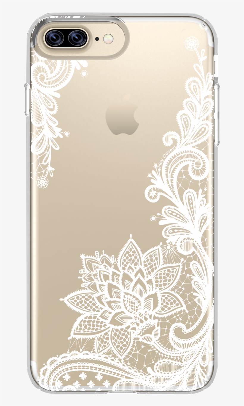 Delicate Lace Corners Phone Case Covers For Iphone, - Grey Lace Business Retirement Invitation | Business, transparent png #5277639