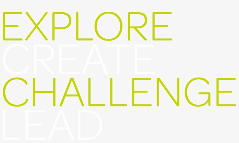 Explore - Create - Challenge - Lead - Black Party, transparent png #5278039