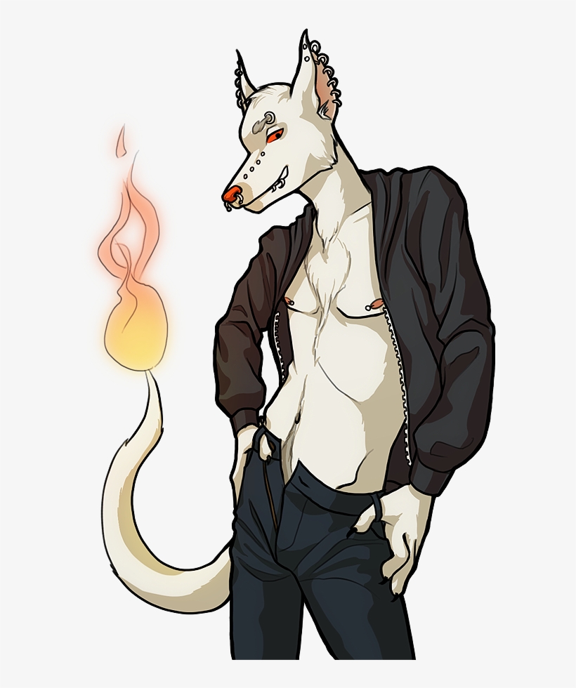 Damien The Hellhound Hells Bartender By - Bad Dragon, transparent png #5279110