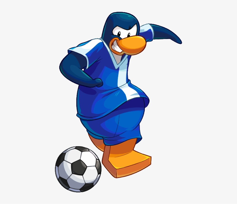 Blue Team Player - Club Penguin Blue Team, transparent png #5279452
