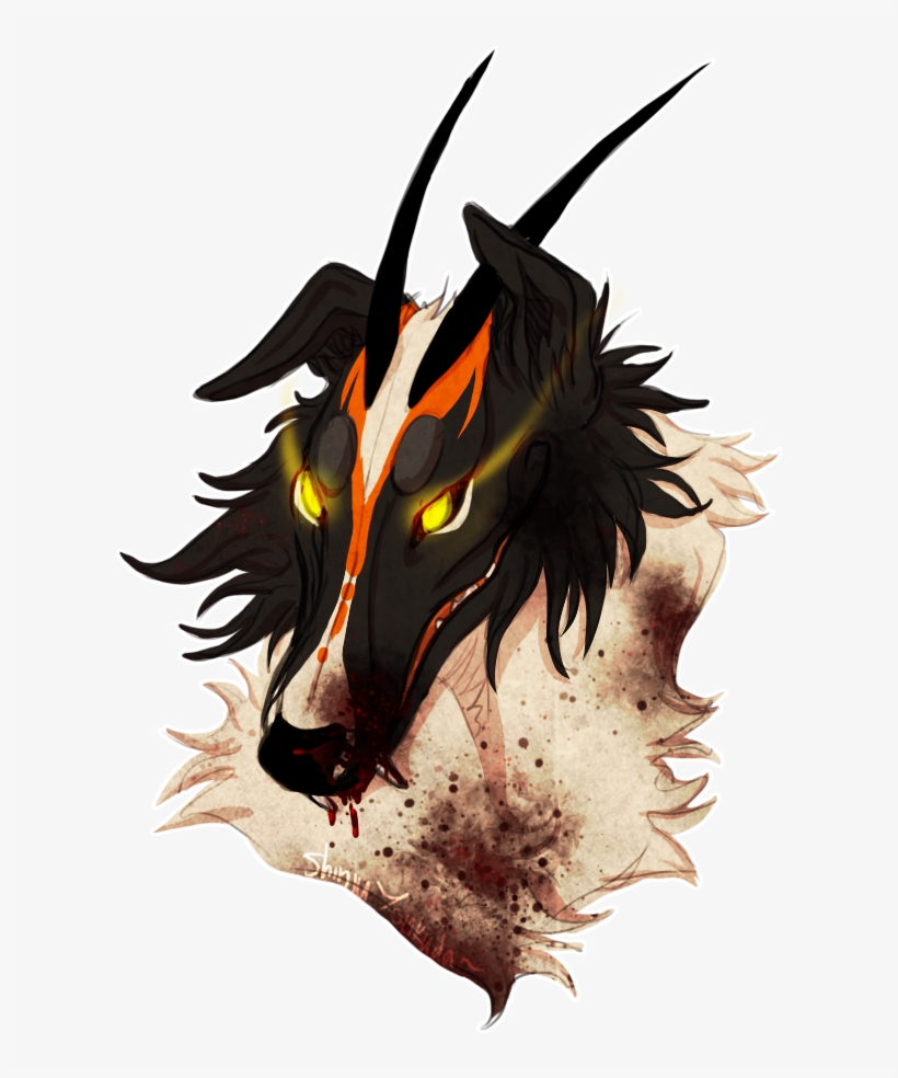 Borzoi Hell Hound By Shinju-tsukuda - Illustration, transparent png #5279608