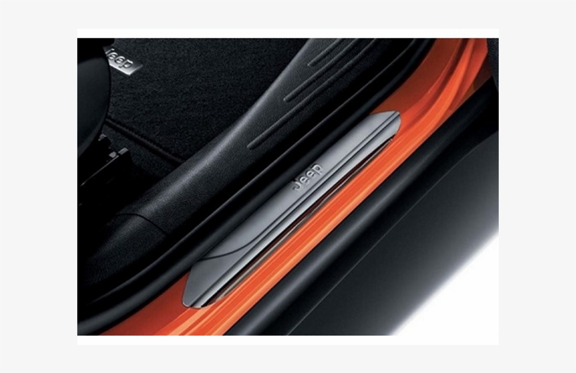 Door Sill Guards Jeep Logo - Jeep Renegade Nakładki Progi, transparent png #5280253