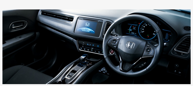 Honda Vezel Steering Wheel Interior - Honda Hrv Rs Interior, transparent png #5280734