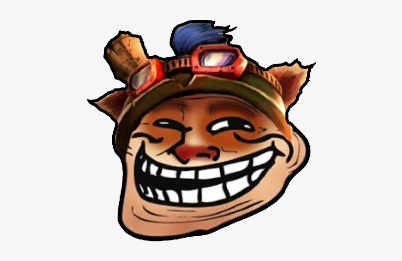 Fredrik Master Yi 5 Years Ago - Lol Teemo Troll Face, transparent png #5280786