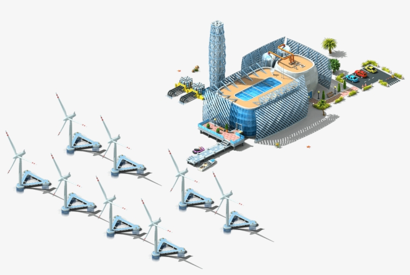 Miami Wind Power Plant L3 - Wind Powered Png, transparent png #5282028