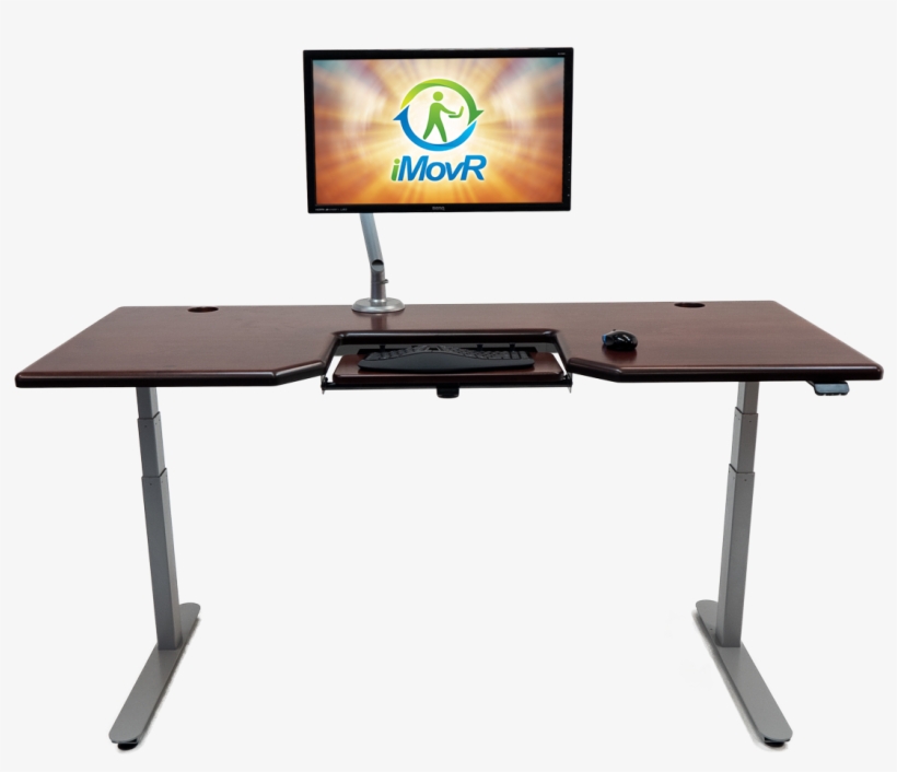 Solid Wood Tabletop Desks - Standing Desk, transparent png #5282657