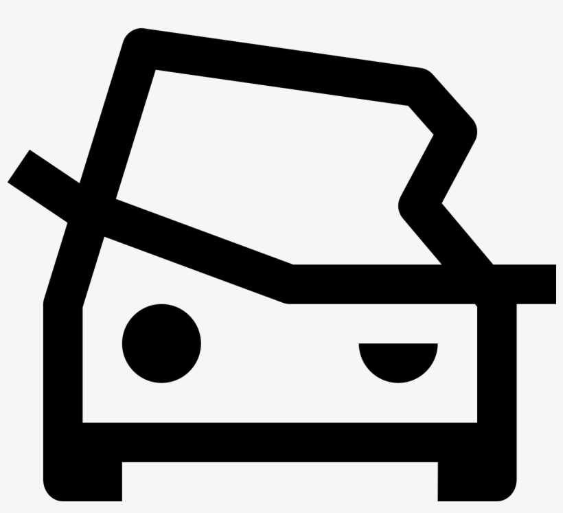 Crashed Car Icon, transparent png #5282913