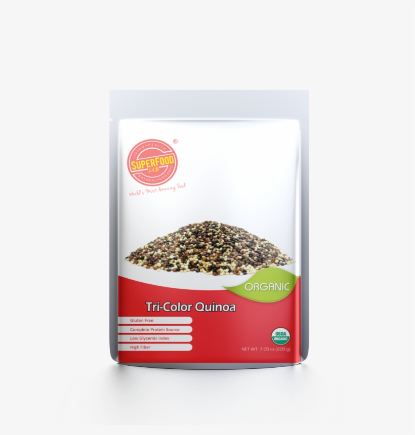 Quinoa - Nuts.com Organic Tricolor Quinoa 1 Lb Bag - Bulk Sizes, transparent png #5283025