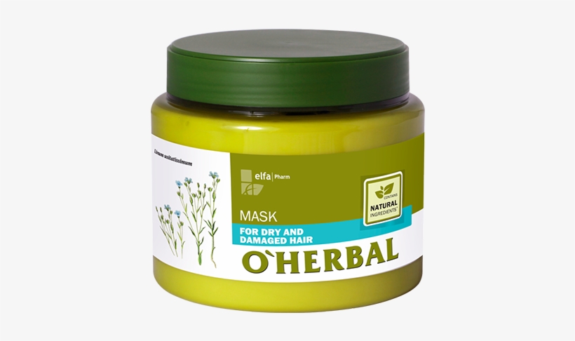 3d En Oherbal Mask-damaged - O'herbal Humulus Lupulus Mask For Unruly And Frizzy, transparent png #5283078