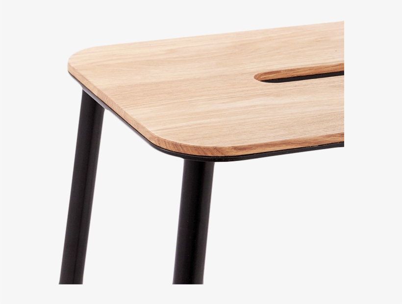 Frama Adam Stool - Frama Furniture - 'adam Stool H50' In Oak Steel Frame,, transparent png #5283143