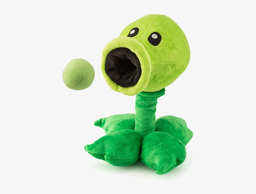 Peashooter Plush - Plants Vs Zombies Plant Plush, transparent png #5283847