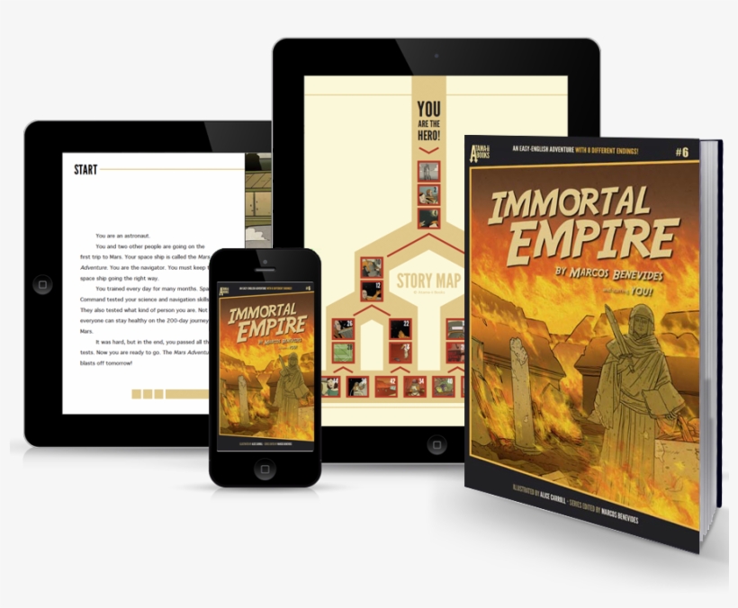 Immortal Empire - Immortal Empire: An Easy-english Adventure With 8 Different, transparent png #5284710
