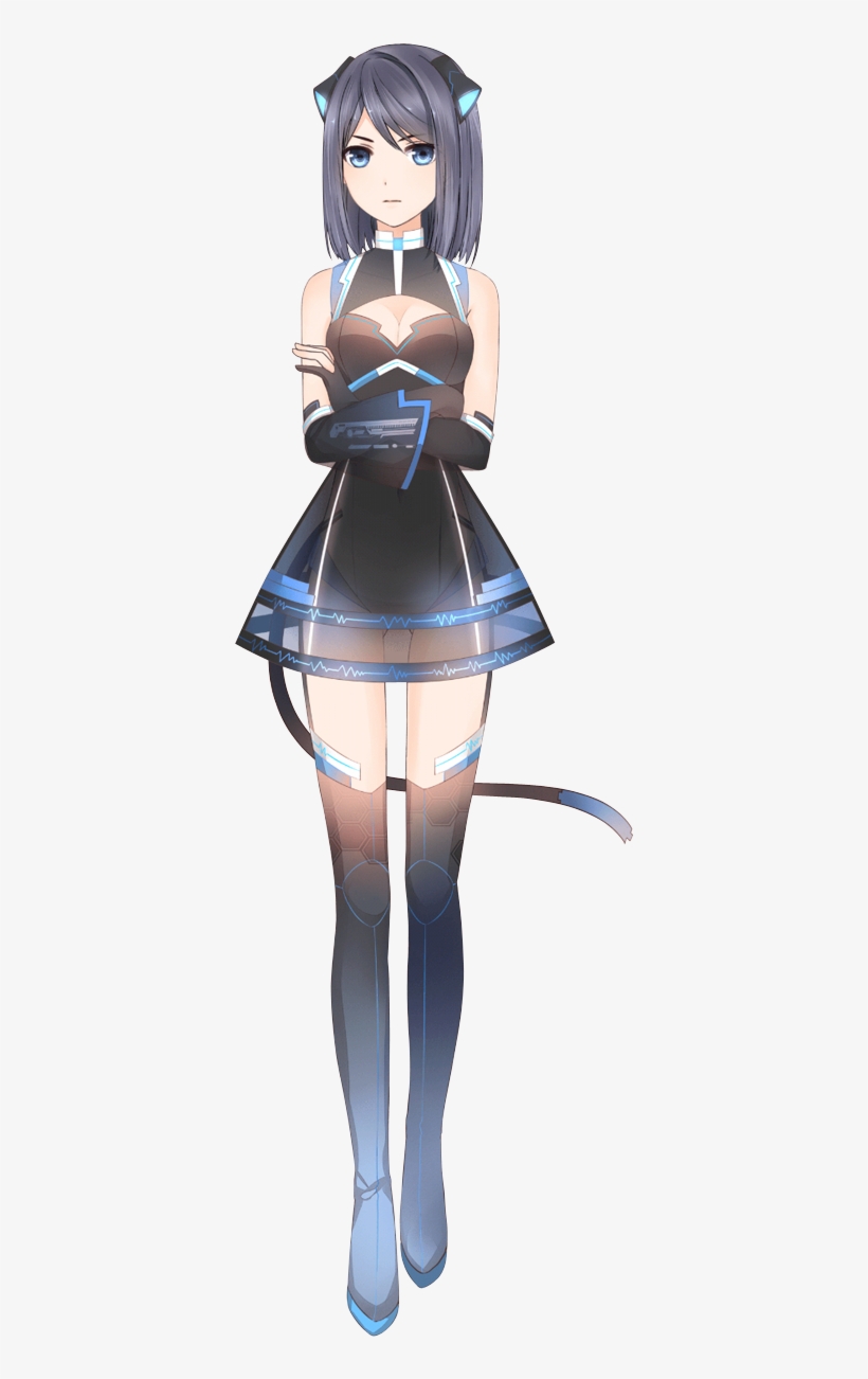 Chapter 9 黑卡 Anime Girl Dress, Anime Group, Female - Anime Robot Girl Dress, transparent png #5285114