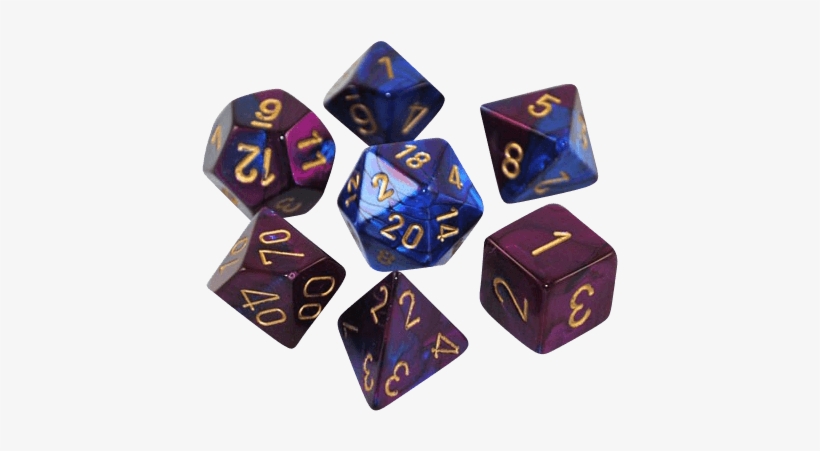 Chessex Purple Gemini Dice, transparent png #5285403
