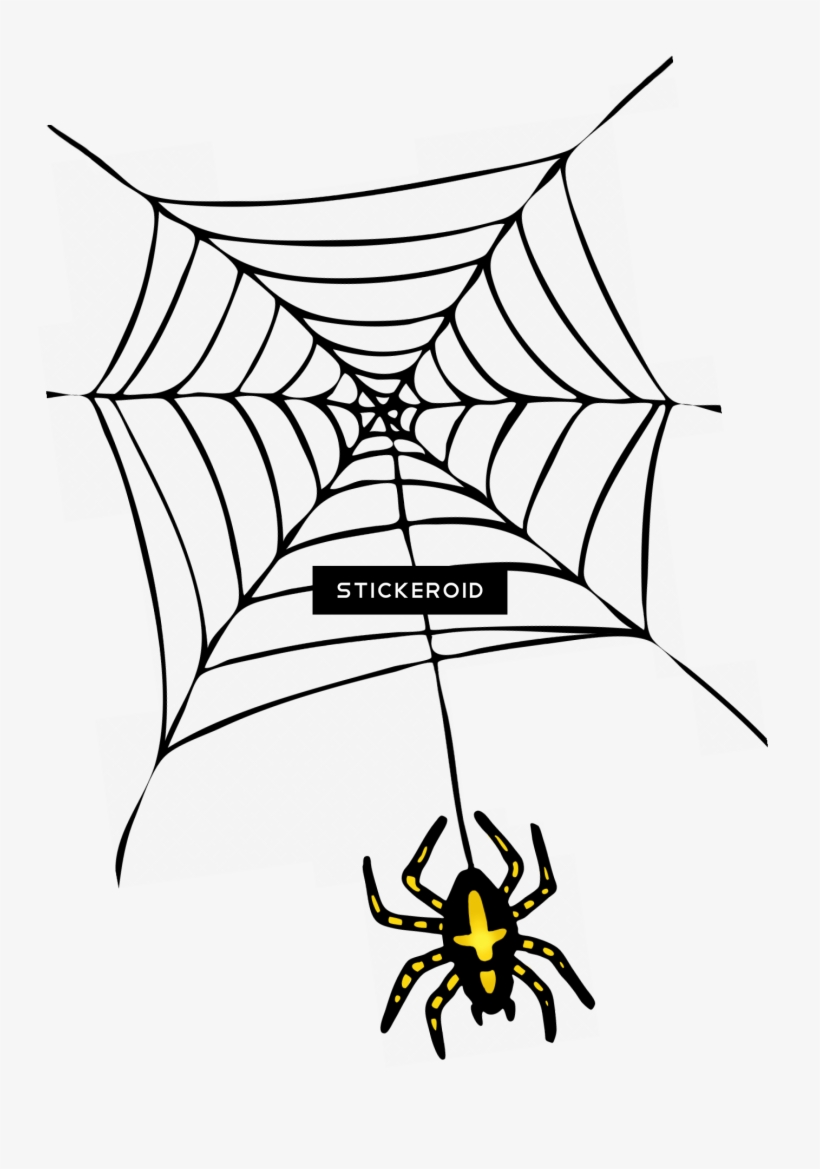 Halloween Spider - Spider Web Halloween Transparent, transparent png #5285508