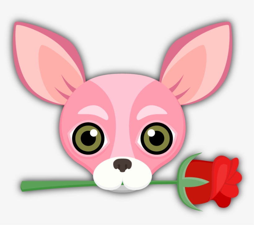Chihuahua Love, Emoji Stickers, Dog Breeds, Cute Dogs, - Dog, transparent png #5285960